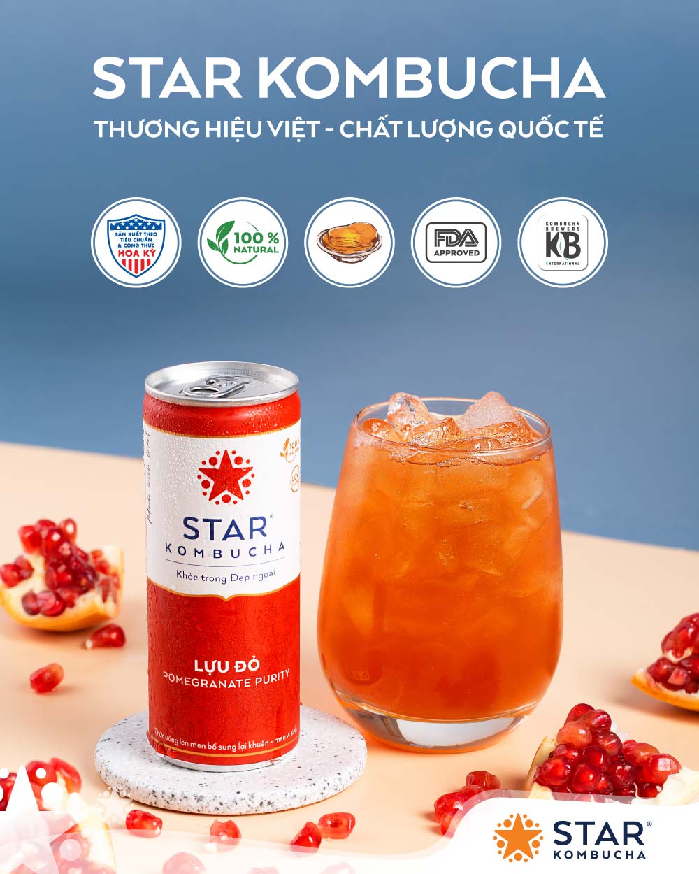 Star Kombucha tốt cho tiêu hóa