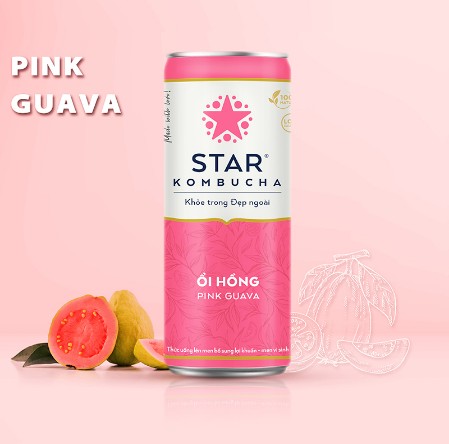 Star Kombucha ổi hồng